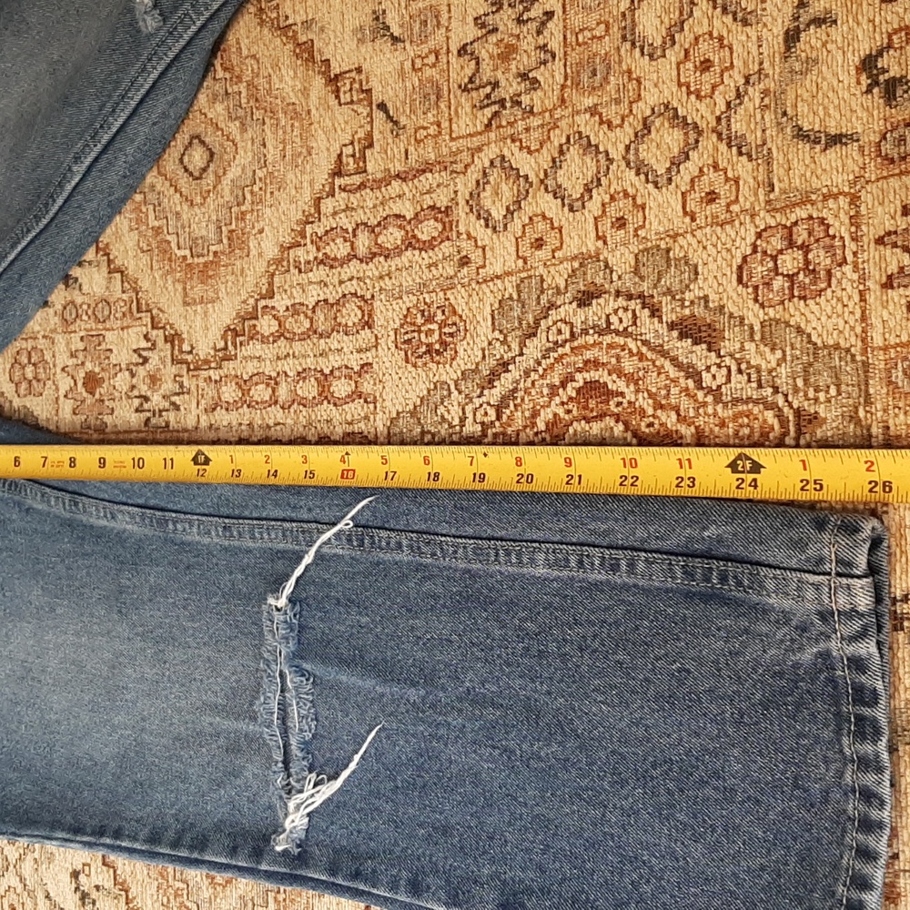 RVCA Hight Waisted Crop Jeans Size 27 - Picture 9 of 12